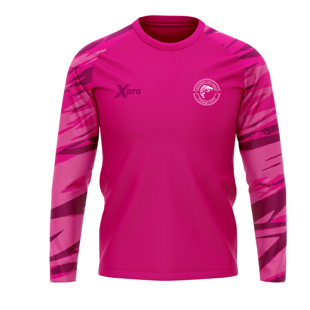 Southwest Carp Fishing Community Crewneck Pink