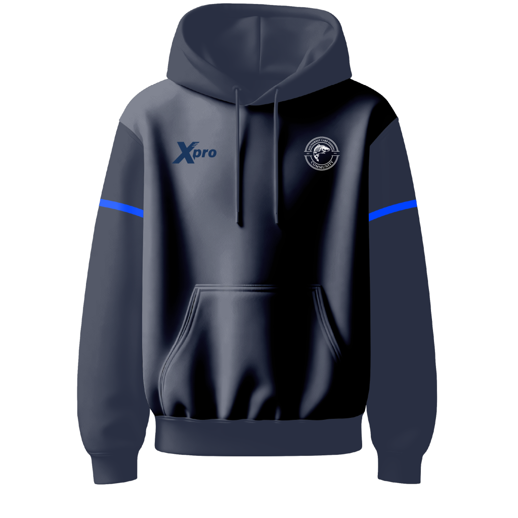 Southwest Carp Fishing Community Hoodie Navy Option 1