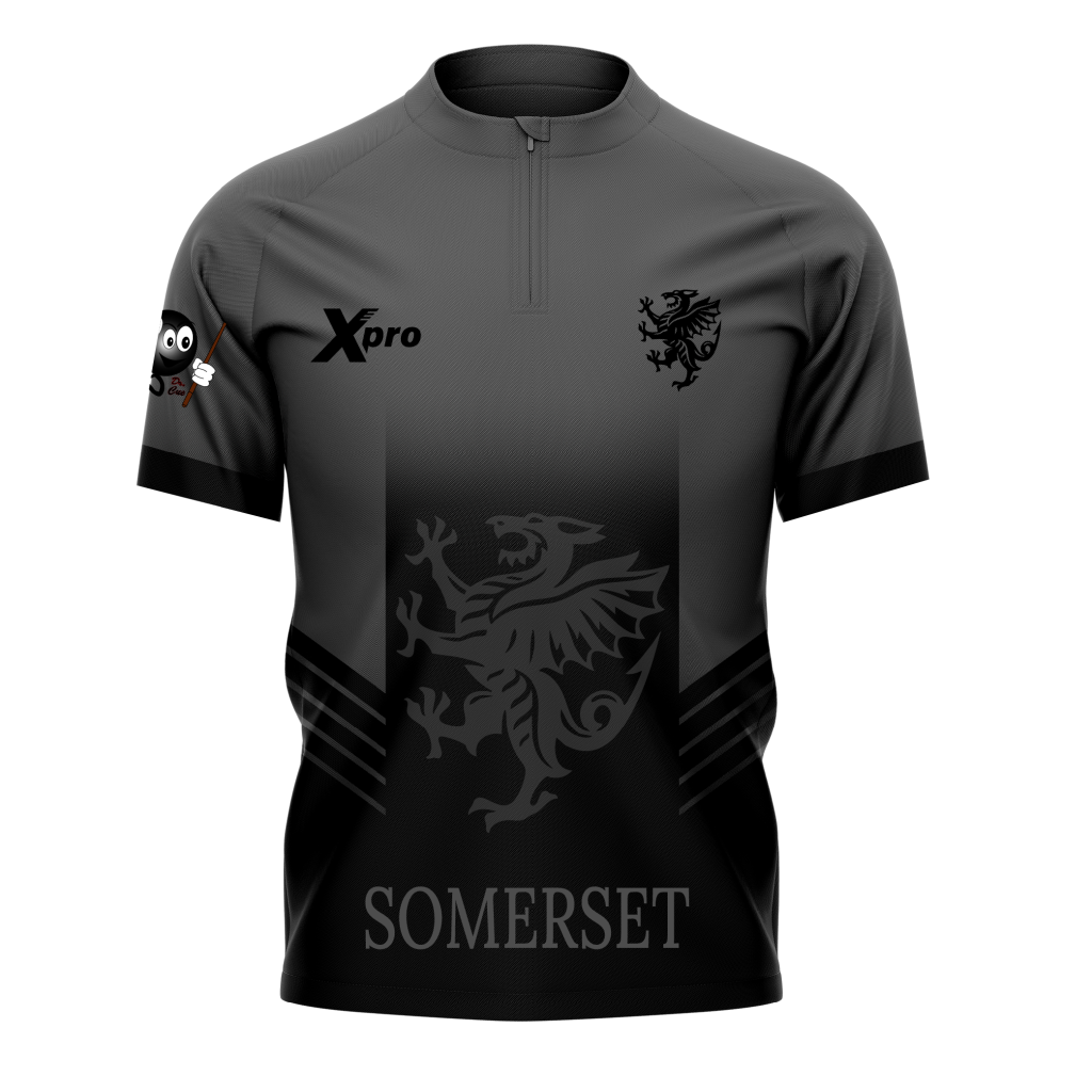 Somerset County Pool 1/4 Zip Top Grey
