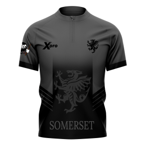 Somerset County Pool 1/4 Zip Top Grey