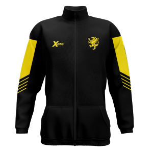Somerset County Pool Full Zip Track Top Yellow