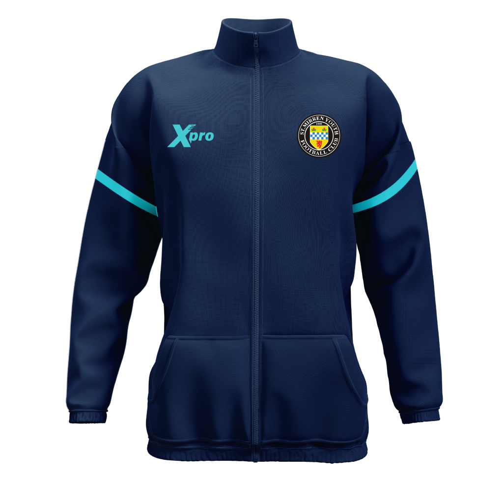 St Mirren Youth FC Full Zip Track Top NAVY