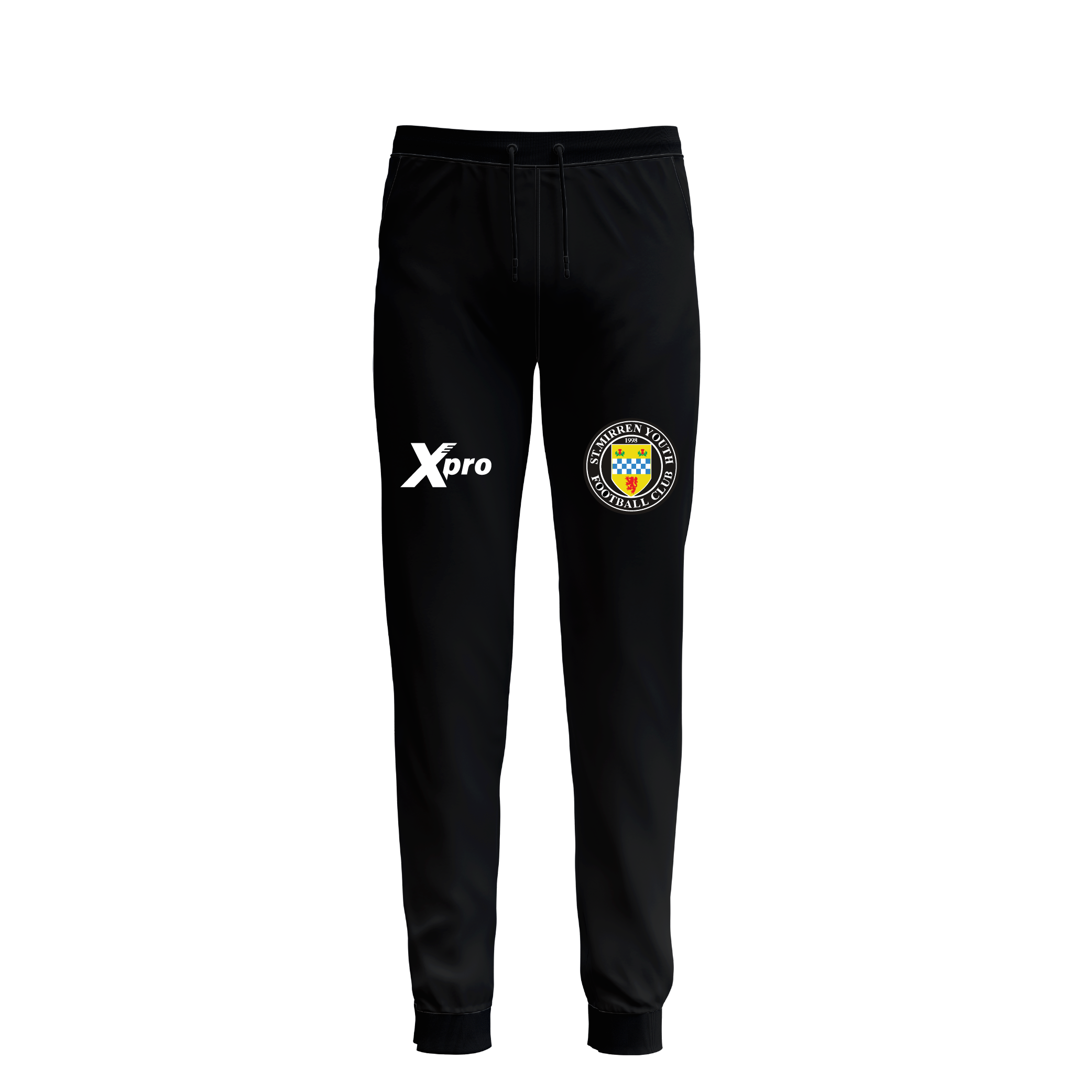 St Mirren Youth FC Track Bottoms BLACK