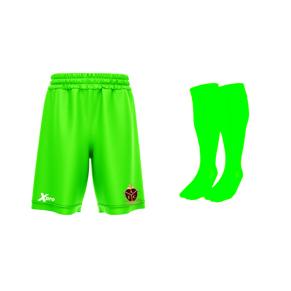 Aberfan FC Training Shorts and Socks GREEN