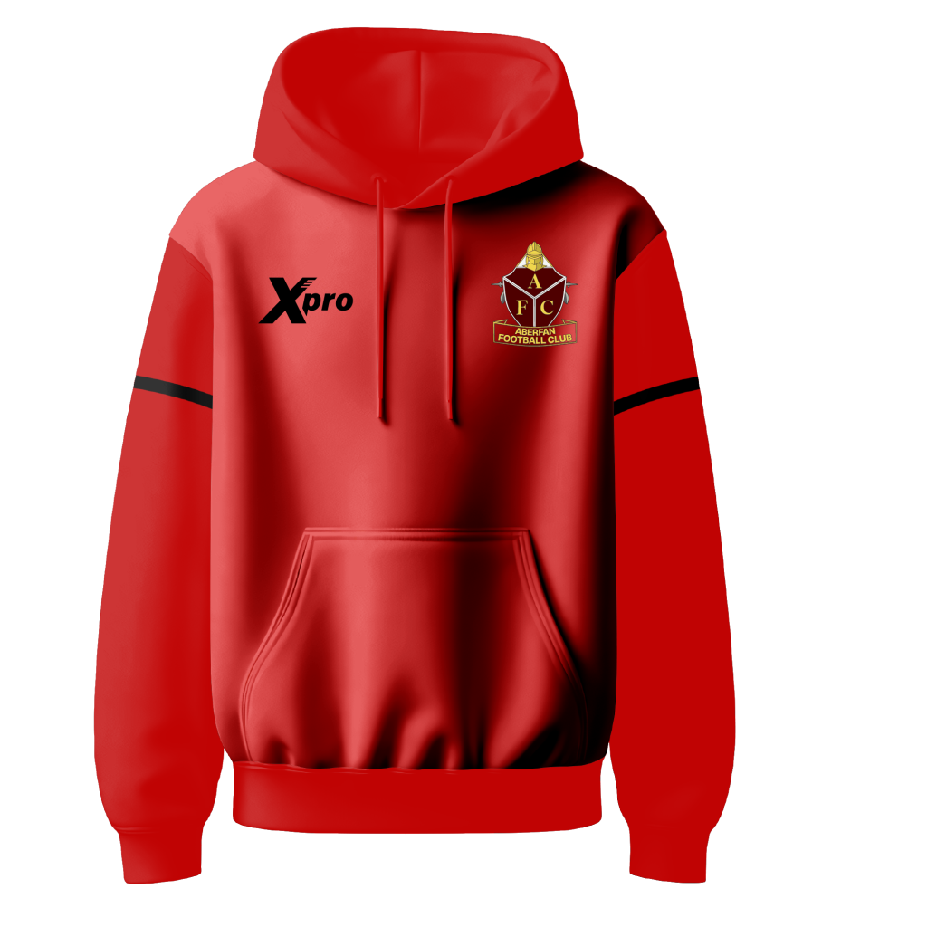 Aberfan FC Hoodie RED