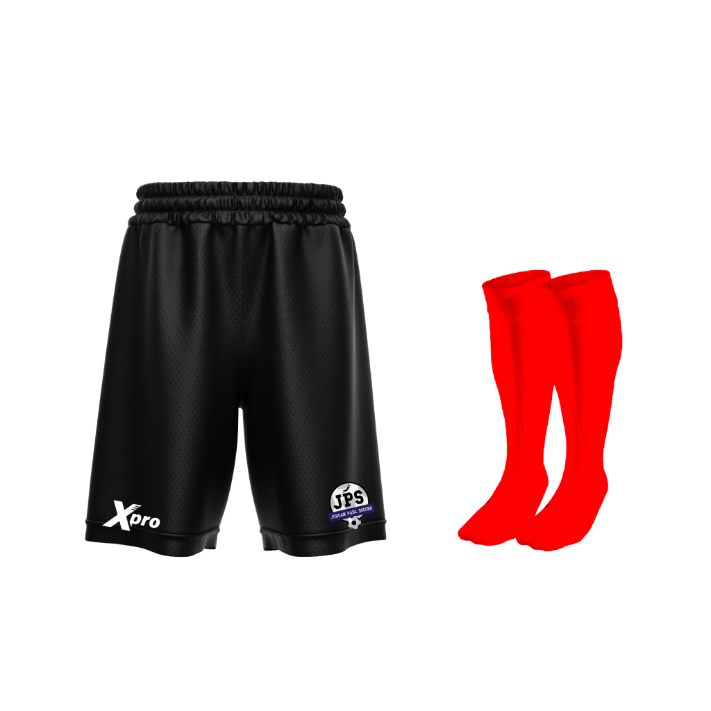 JPS Soccer Training Shorts and Socks RED
