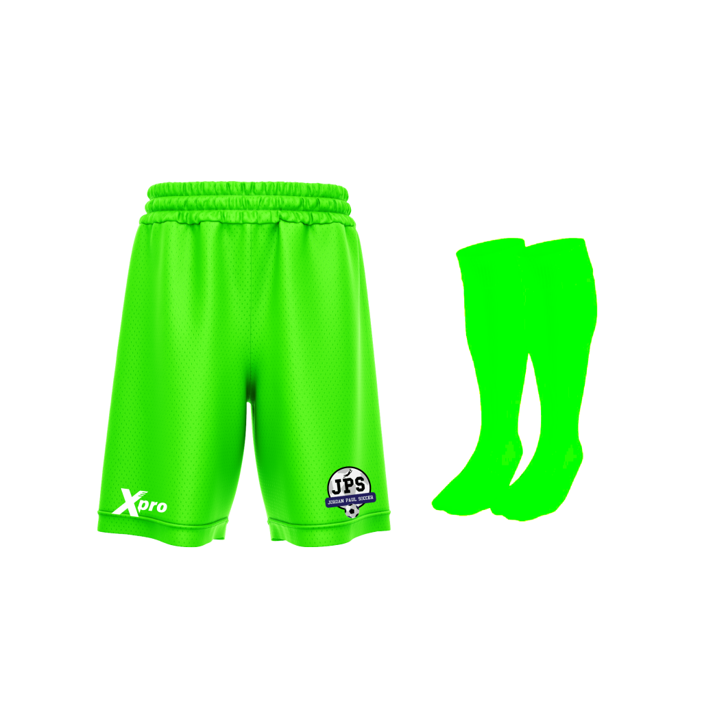JPS Soccer Training Shorts and Socks GREEN