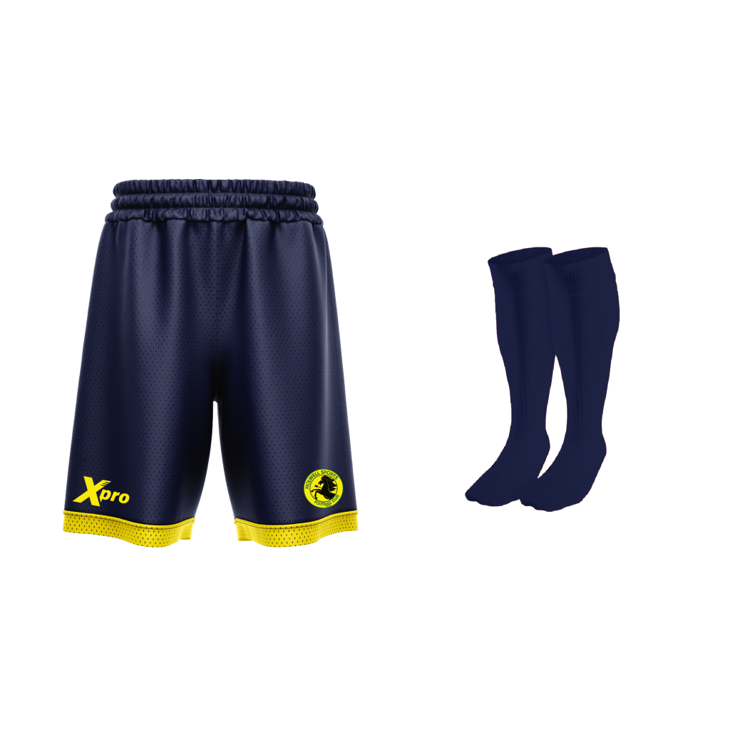 Holwell Sports FC Training Shorts and Socks NAVY