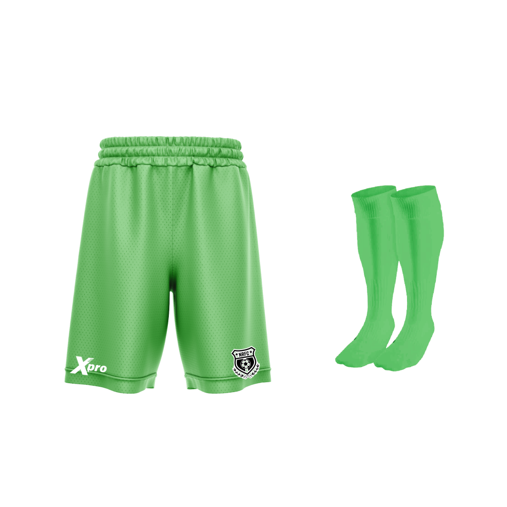 New Road FC Training Shorts and Socks GREEN