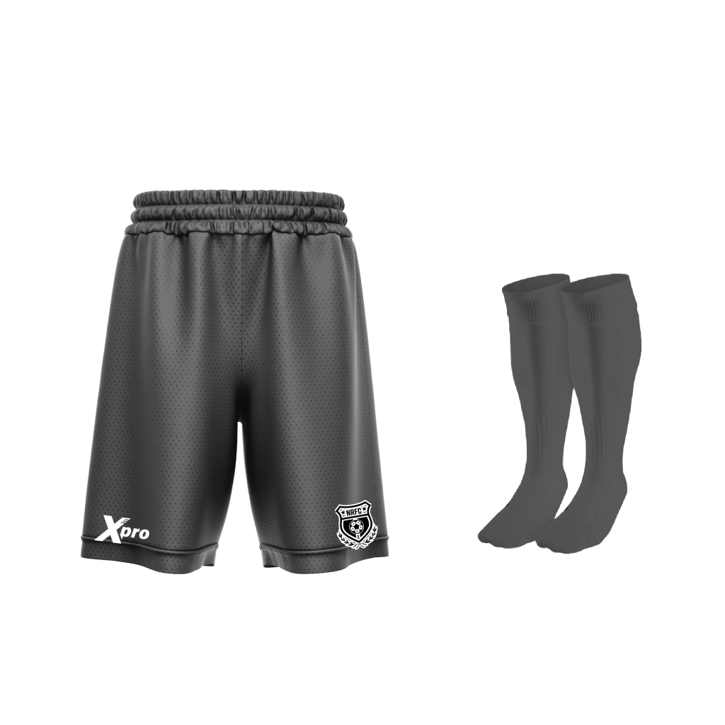 New Road FC Training Shorts and Socks GREY