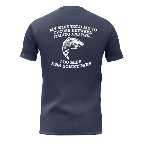 Southwest Carp Fishing Community T-Shirt Navy Option 4 - Image 2