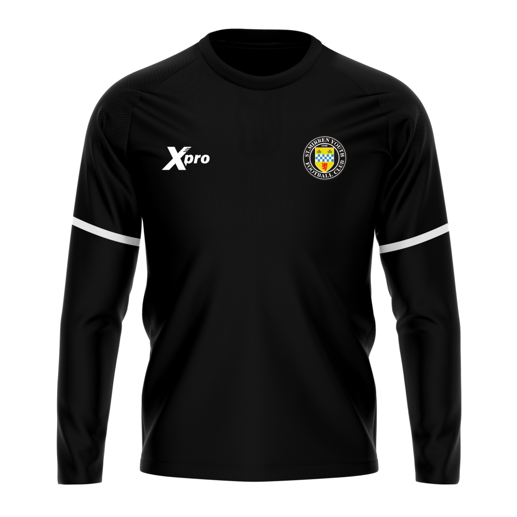 St Mirren Youth FC Crewneck BLACK