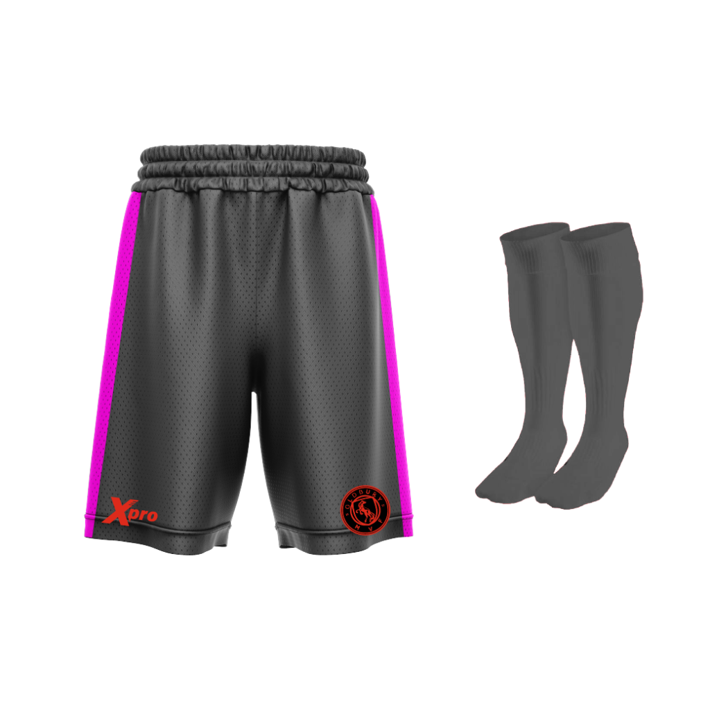 Oldbury MVF Training Shorts and Socks GREY