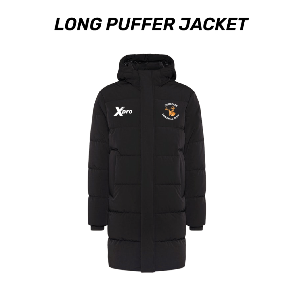 Deer Park FC Long Puffer Jacket