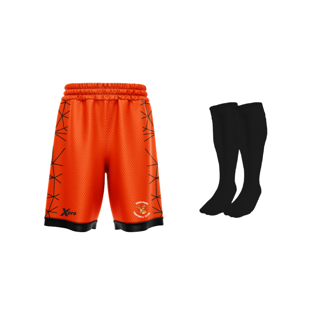 Deer Park FC Shorts and Socks ORANGE