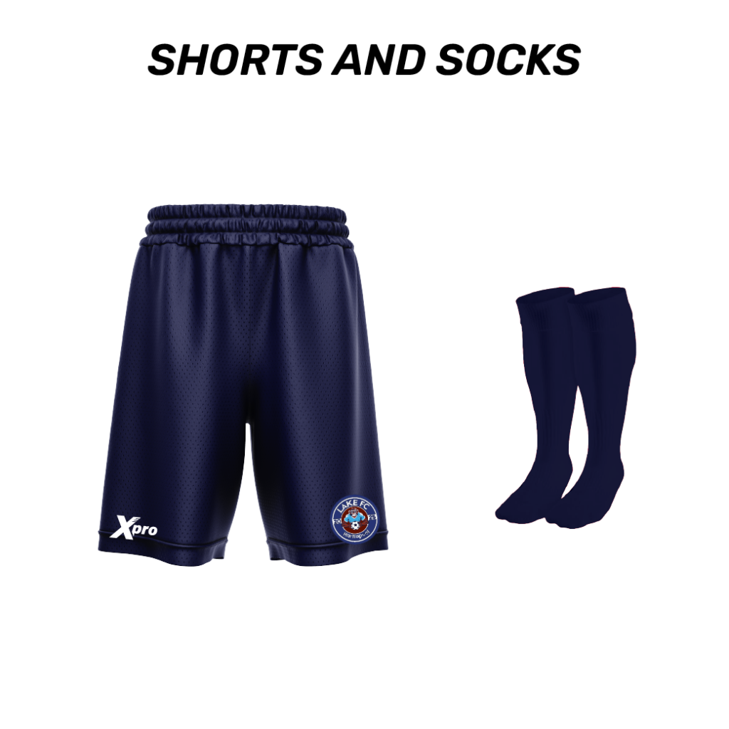 Lake FC Shorts and Socks NAVY