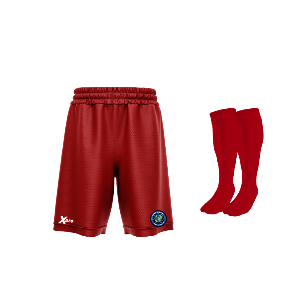 Mersey Spartans FC Shorts and Socks RED