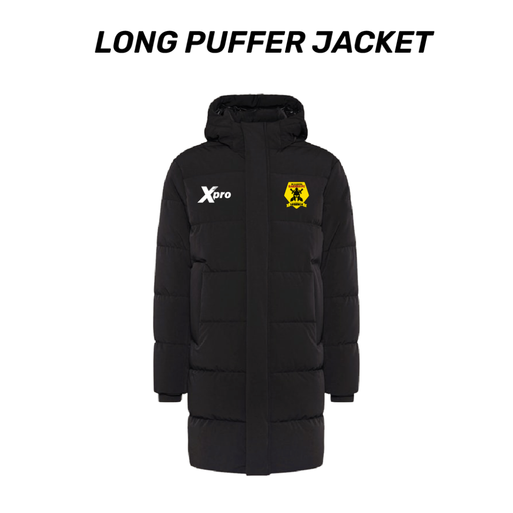 Worchester Raiders FC Long Puffer Jacket
