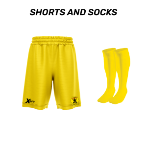 Worchester Raiders  FC Shorts and Socks YELLOW
